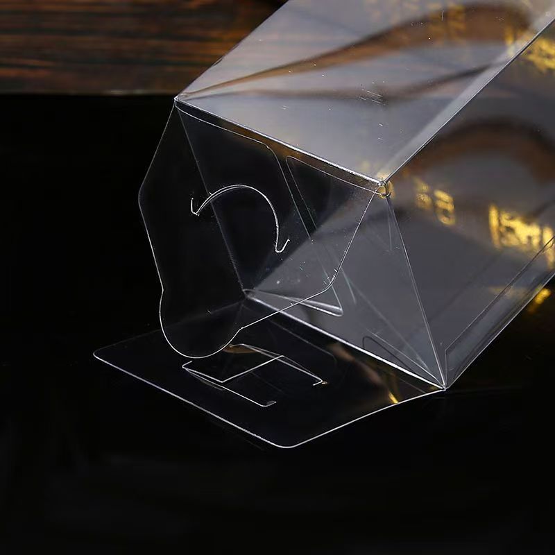 Custom Clear PVC Box, Fold Hard Plastic Packaging Container with Printing