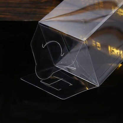 Custom Clear PVC Box, Fold Hard Plastic Packaging Container with Printing