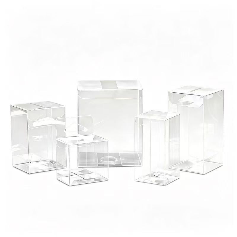 Transparent PVC Plastic Box for Cosmetic Jewelry Toy Packaging Custom Logo