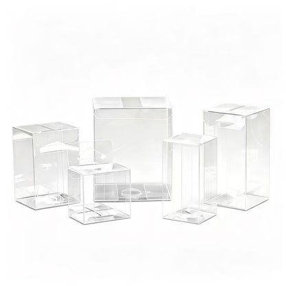 Transparent PVC Plastic Box for Cosmetic Jewelry Toy Packaging Custom Logo