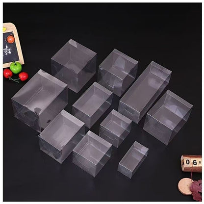 Custom Clear PVC Box, Fold Hard Plastic Packaging Container with Printing