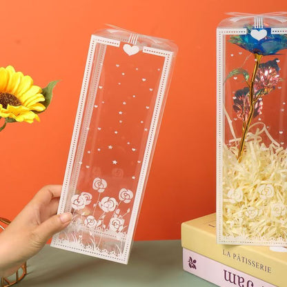 Clear Rigid PVC Foldable Packaging Box, Custom Size Printed Plastic Gift Box