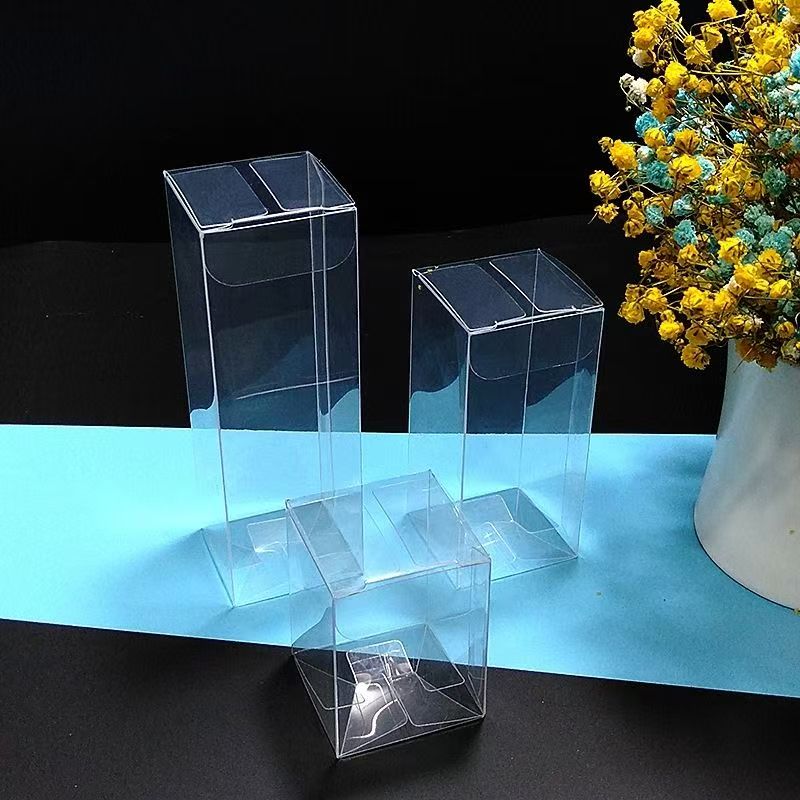 Custom Clear PVC Box, Fold Hard Plastic Packaging Container with Printing