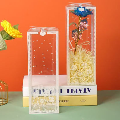 Clear Rigid PVC Foldable Packaging Box, Custom Size Printed Plastic Gift Box