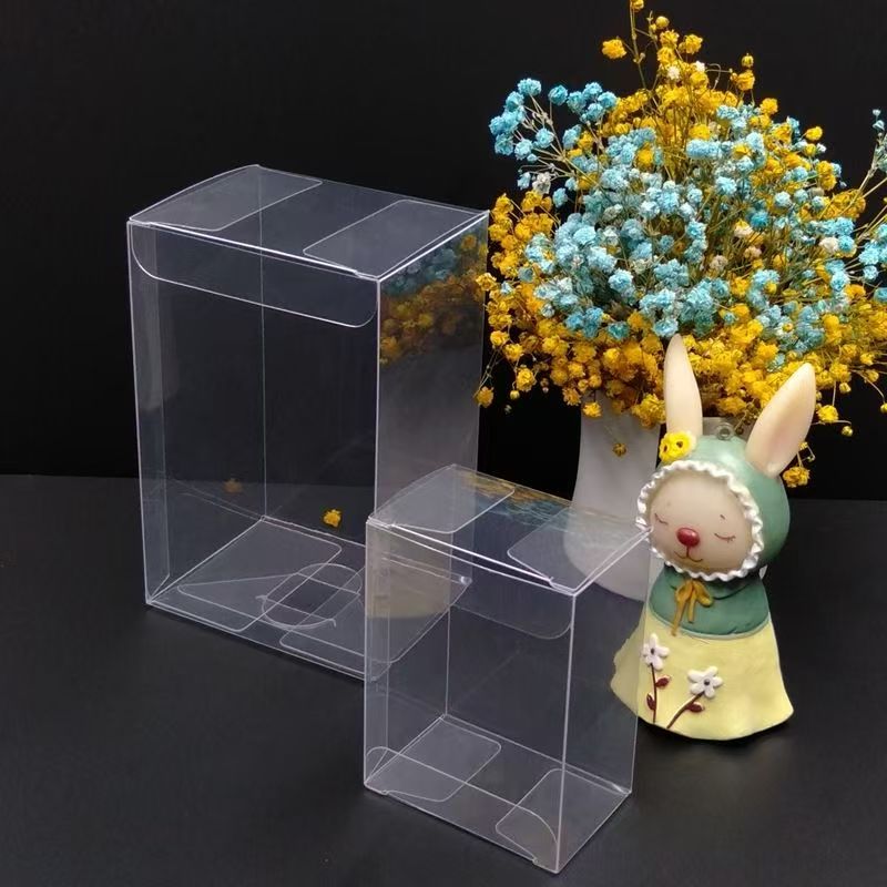 Custom Clear PVC Box, Fold Hard Plastic Packaging Container with Printing