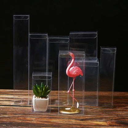 Custom Clear PVC Box, Fold Hard Plastic Packaging Container with Printing