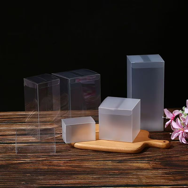 Custom Clear PVC Box, Fold Hard Plastic Packaging Container with Printing