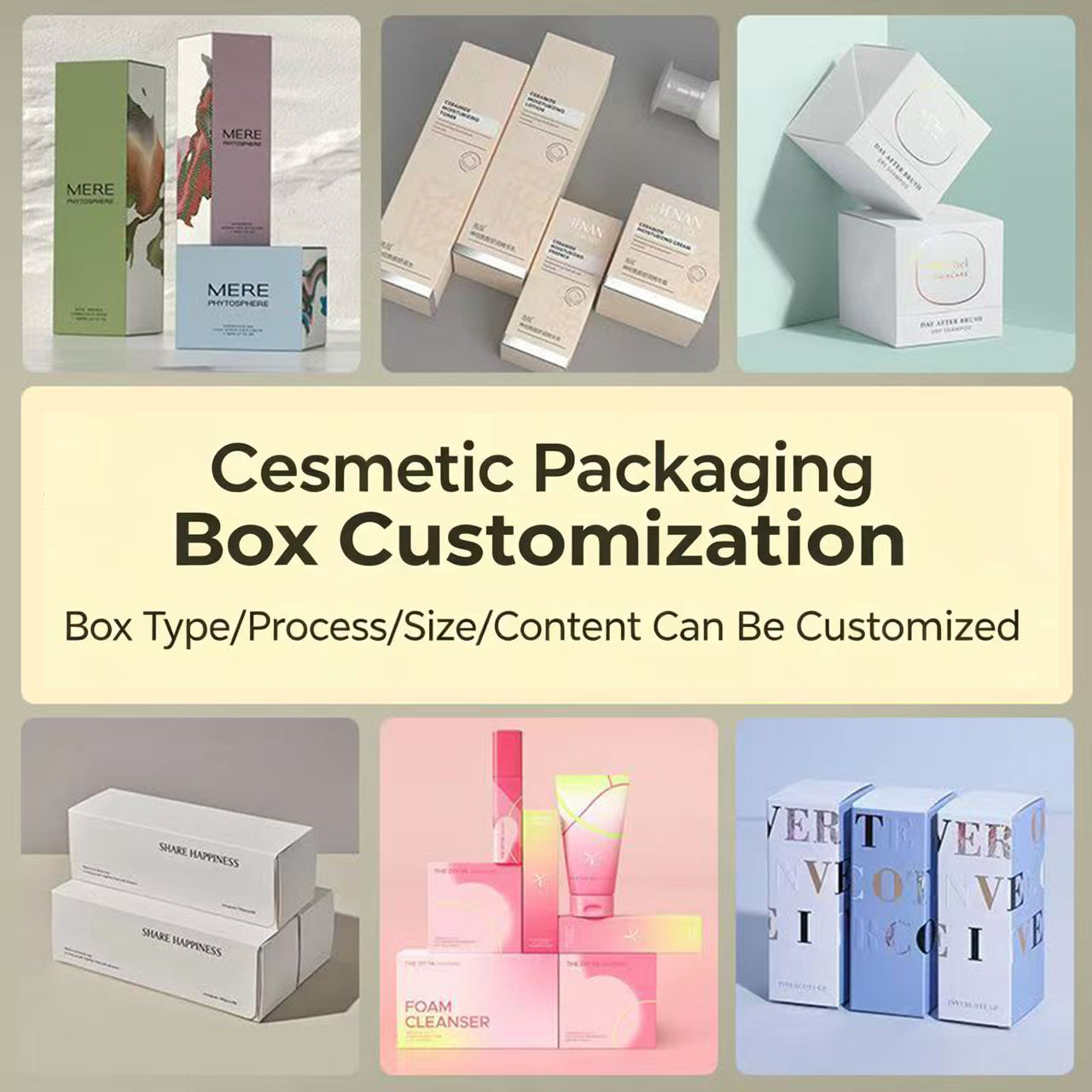 Full Color Printed Paper Box, Custom Folding Color Box