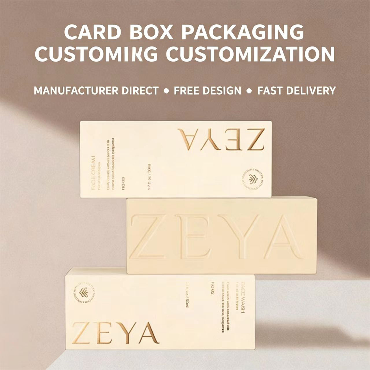Full Color Printed Paper Box, Custom Folding Color Box